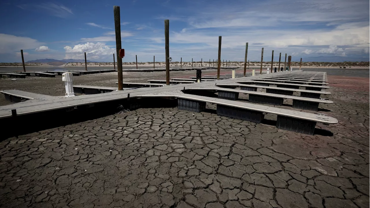 As the Great Salt Lake dries up, it's also emitting millions of tons of CO2