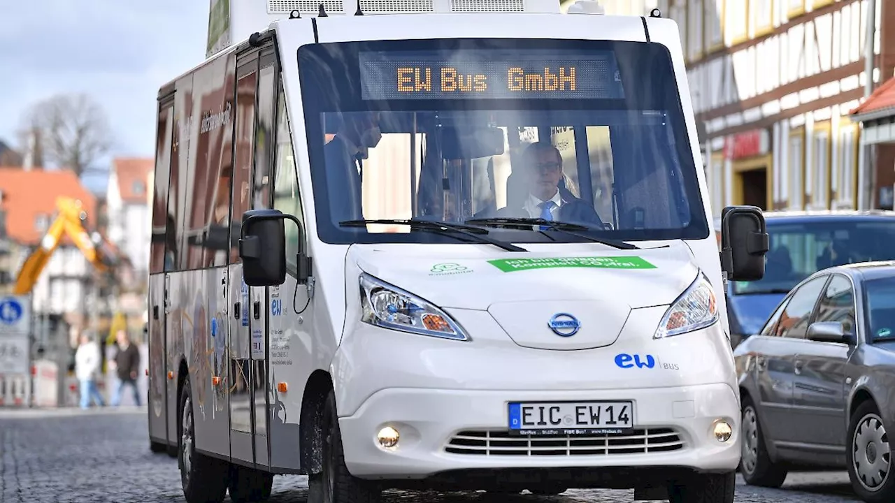 Thüringen: Staatliche Zuschüsse für neue E-Busse in Thüringen