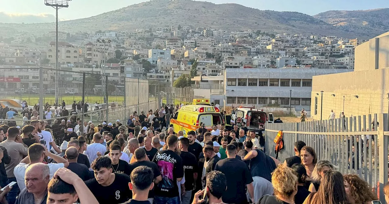 Sorge vor Flächenbrand nach Raketenangriff auf dem Golan