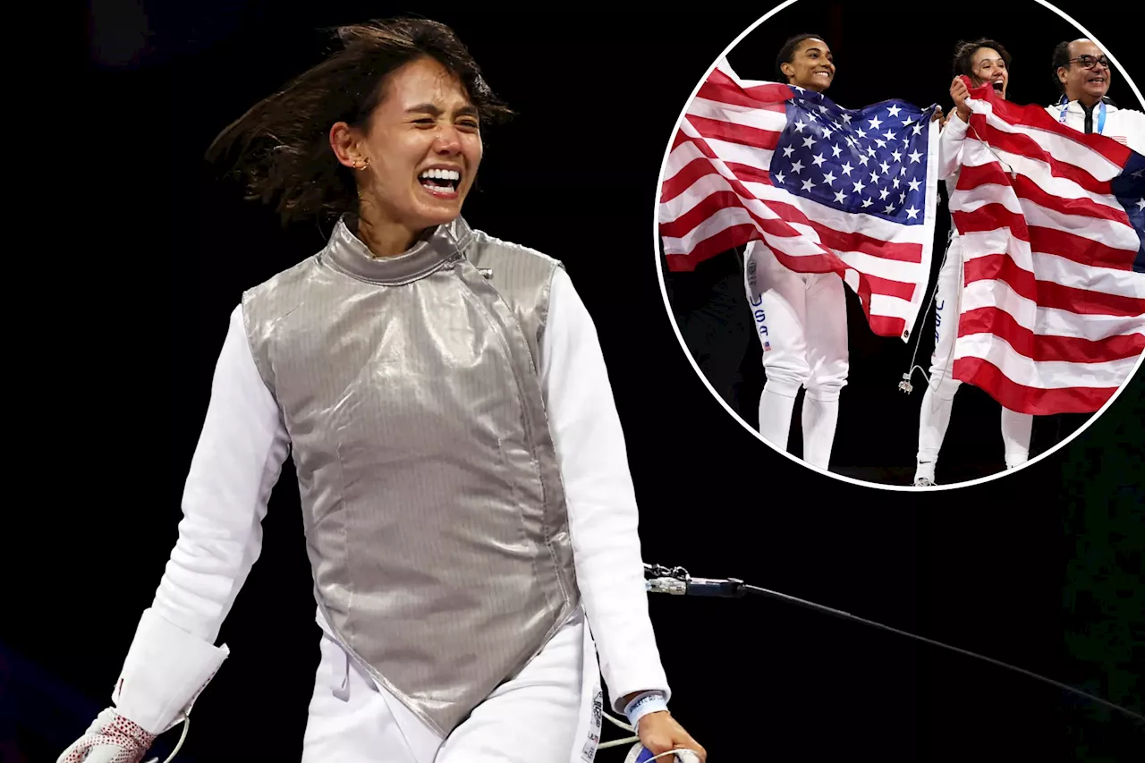 Lee Kiefer wins second straight Olympics fencing gold over Lauren Scruggs in all-American final