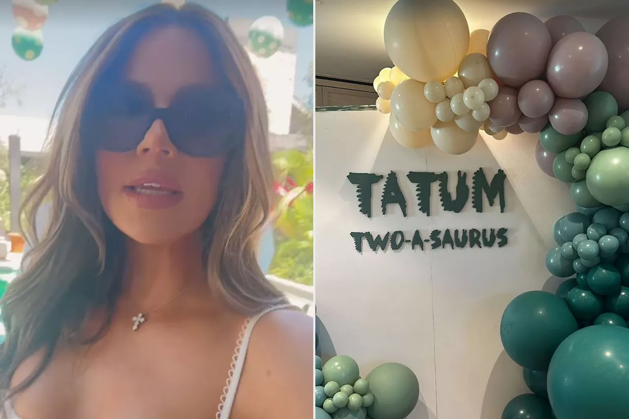 Khloé Kardashian Shares Highlights of Son Tatum’s ‘Two-a-Saurus’ Dinosaur-Themed Birthday Party