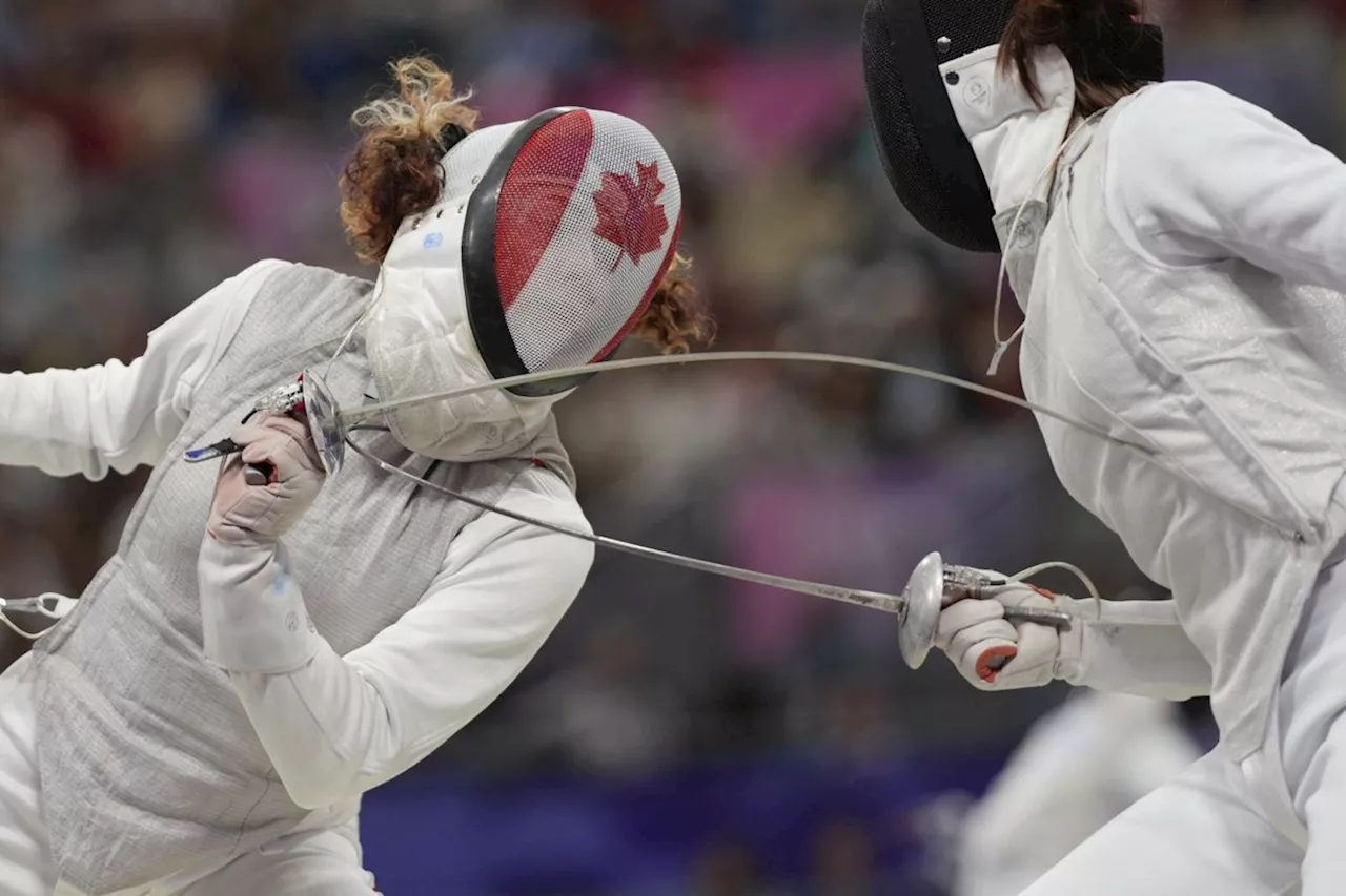 Eleanor Harvey claims bronze for Canada's first Olympic fencing medal