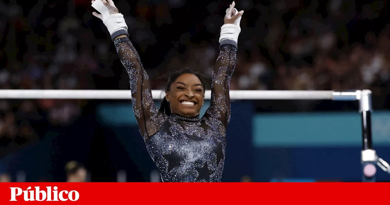 Simone Biles voltou aos Jogos para voltar a ser perfeita