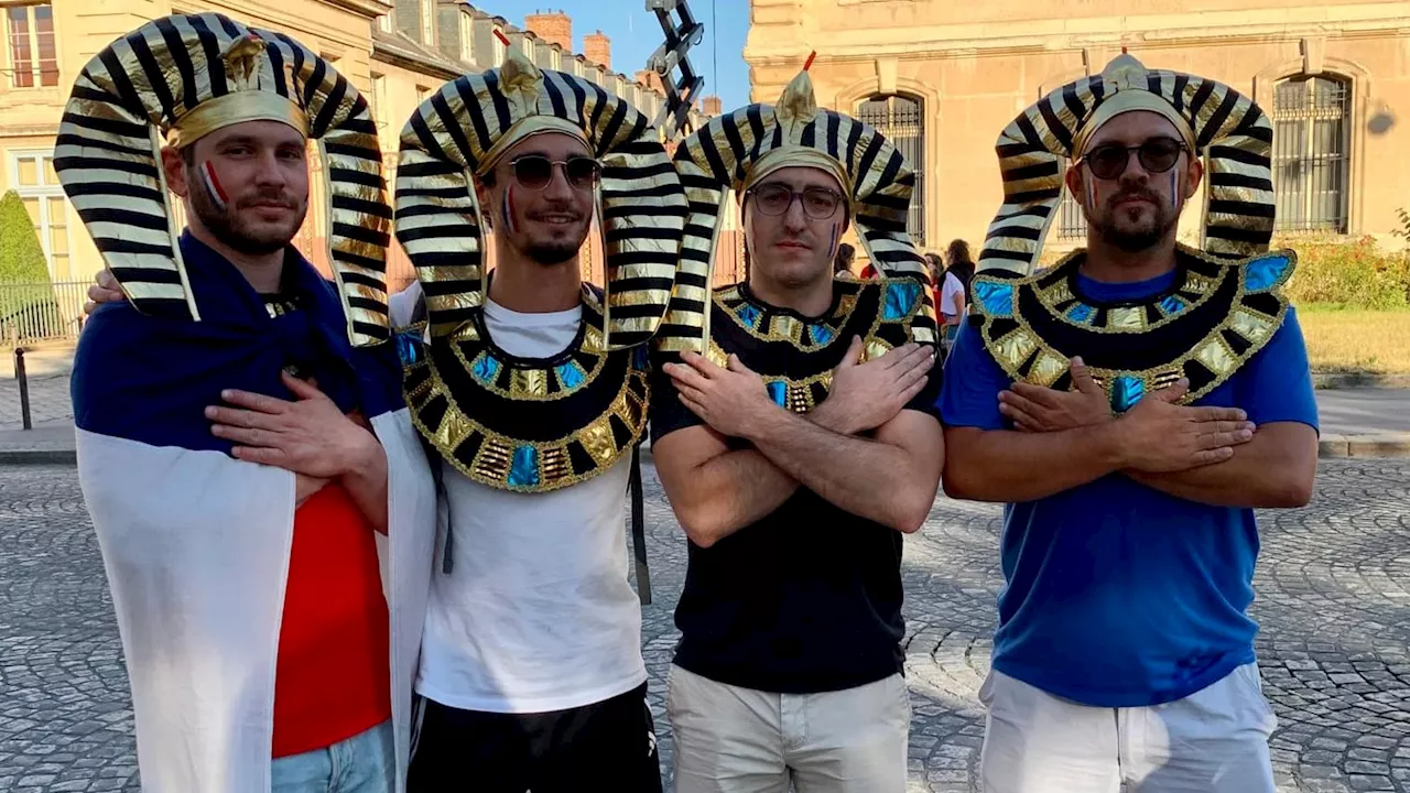 JO 2024: 'On est devenus des ultras égyptiens', ces fans français ambiancent Paris avec leurs costumes de...