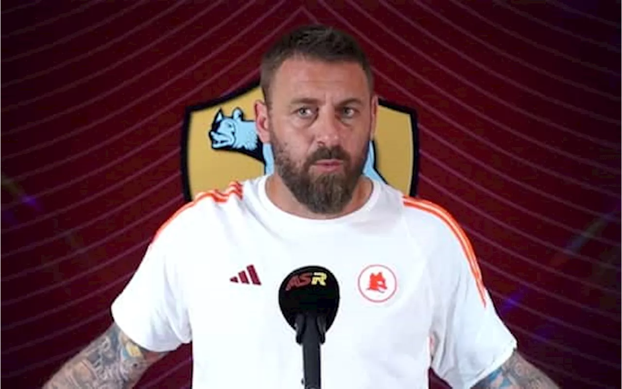 Roma, De Rossi: 'Le sensazioni sono belle e la squadra sarà forte'