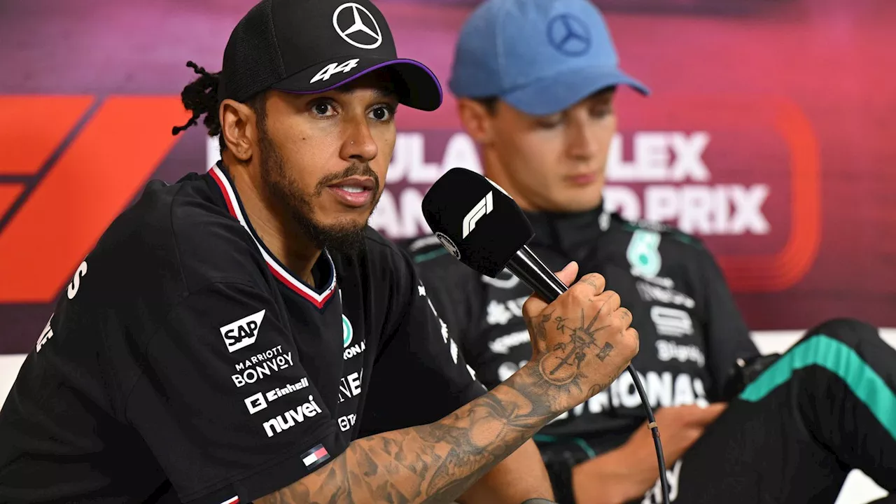 George Russell: Lewis Hamilton 'feels' for Mercedes team-mate after Belgian GP victory disqualification