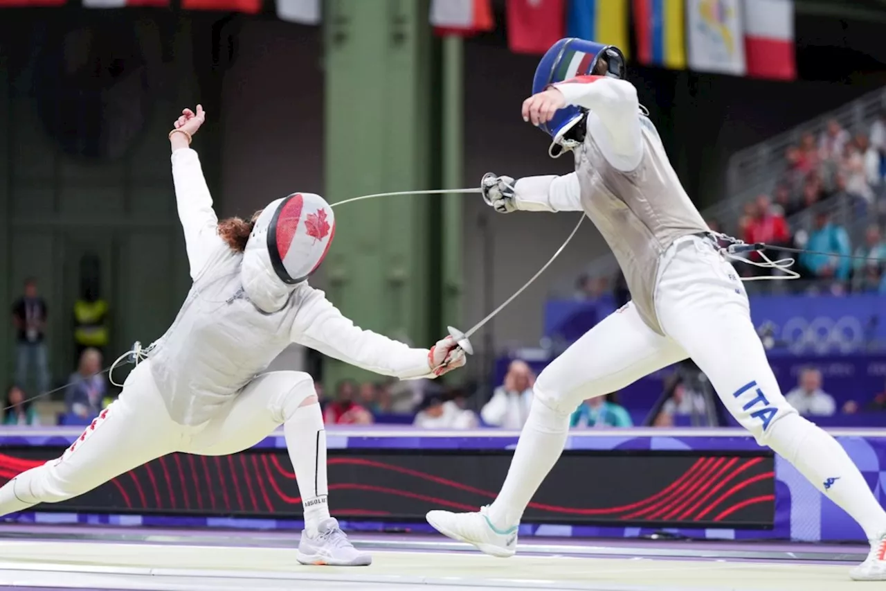 Canada's Harvey captures fencing bronze, Canadian women stage soccer comeback