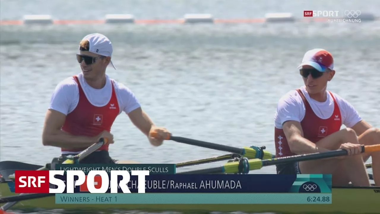 Paris 2024: Vorläufe im Rudern - Schäuble/Ahumada im Halbfinal – Röösli/Gulich im Hoffnungslauf