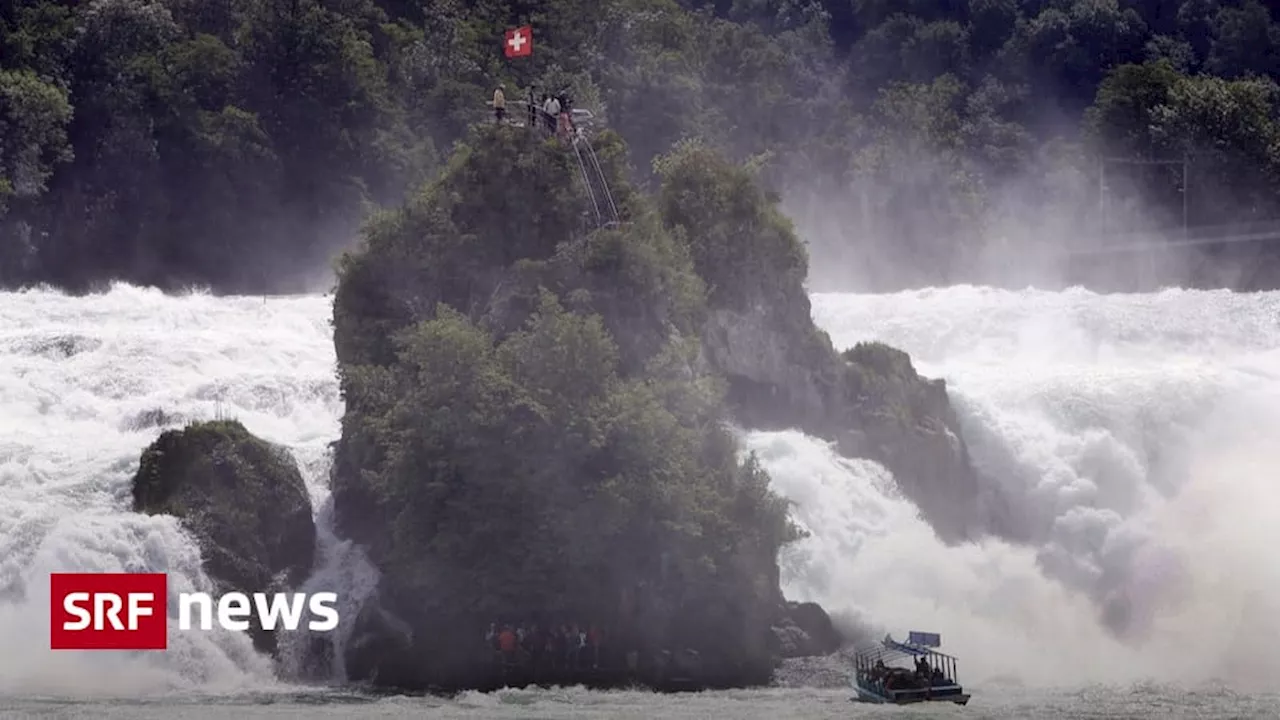 Rheinfall: Vibration des Fels gibt Aufschluss über Standfestigkeit