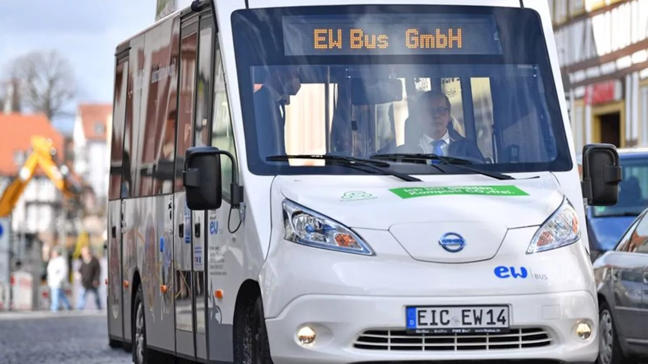 Nahverkehr: Staatliche Zuschüsse für neue E-Busse in Thüringen