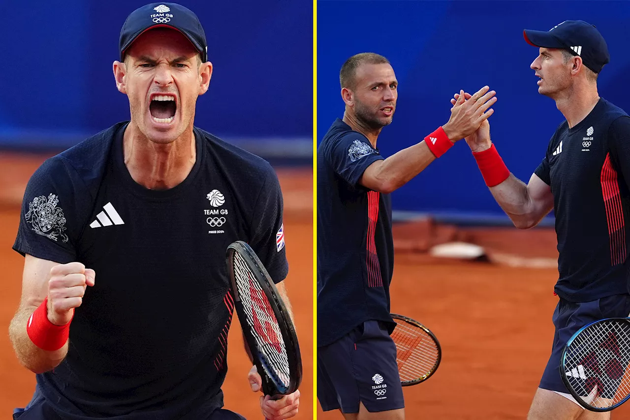 Andy Murray and Dan Evans pull off heroic comeback at Paris Olympics to delay retirement...