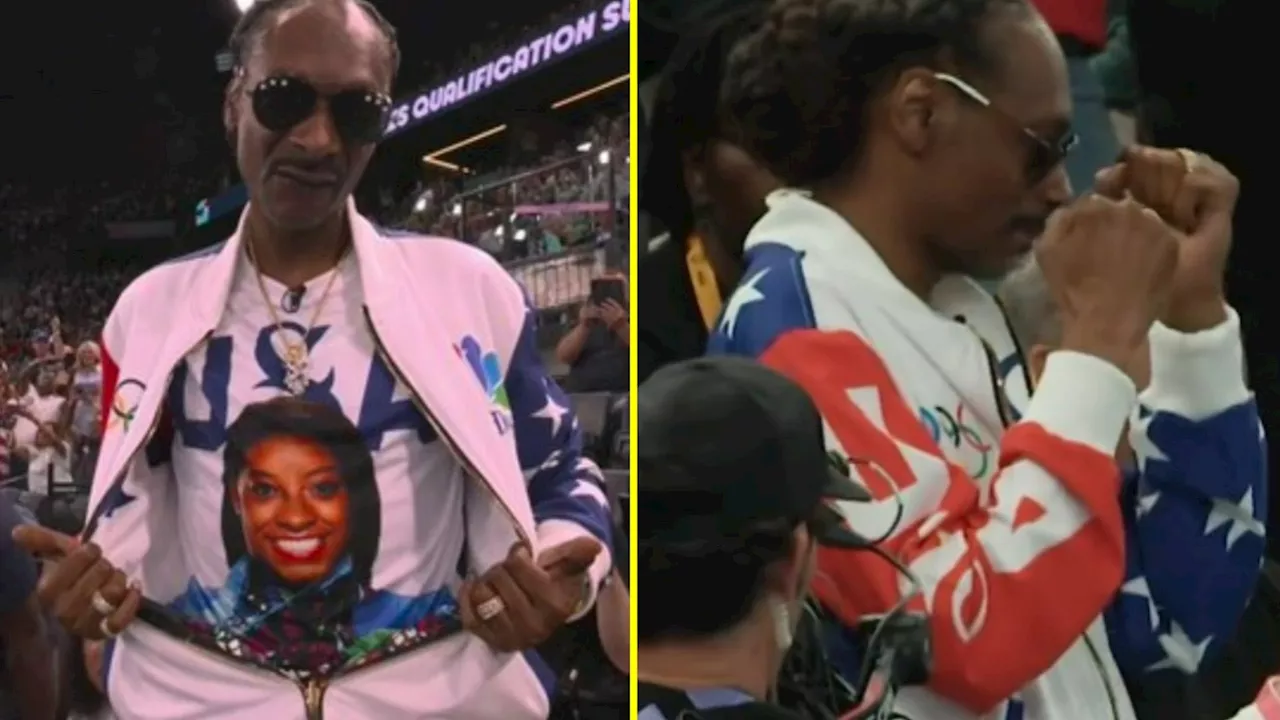 Snoop Dogg watches Simone Biles’ Olympic return and has been the star to follow in Paris for Team USA...