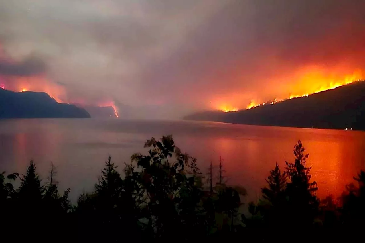 More than 600 properties under wildfire evacuation order around Slocan