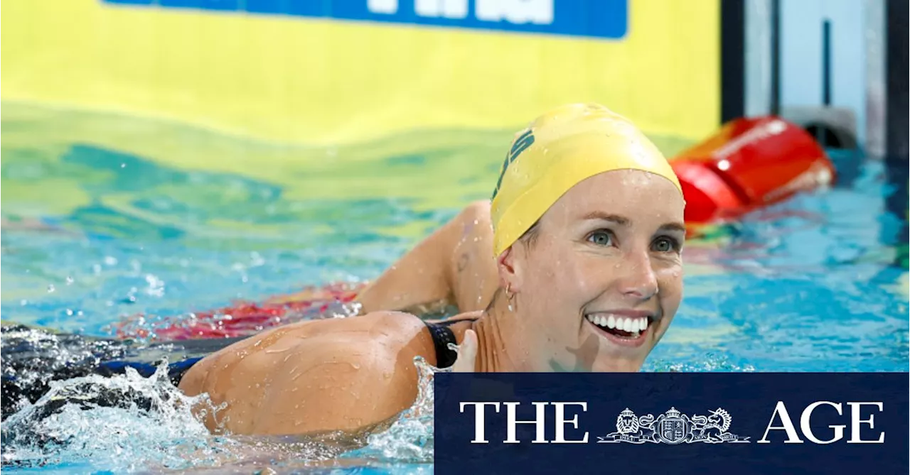 Emma McKeon’s reaction to her record sixth gold medal speaks volumes about the champion