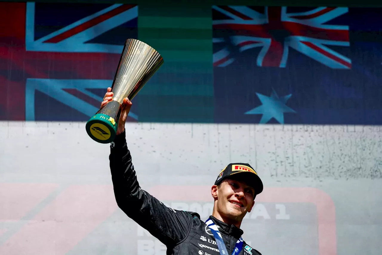 Russell wins Belgian Grand Prix in Mercedes 1-2