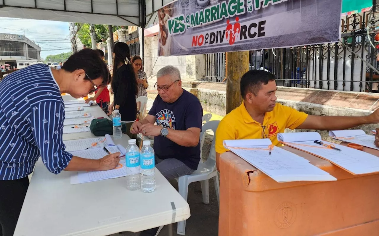 150K sign petition vs divorce in Cebu