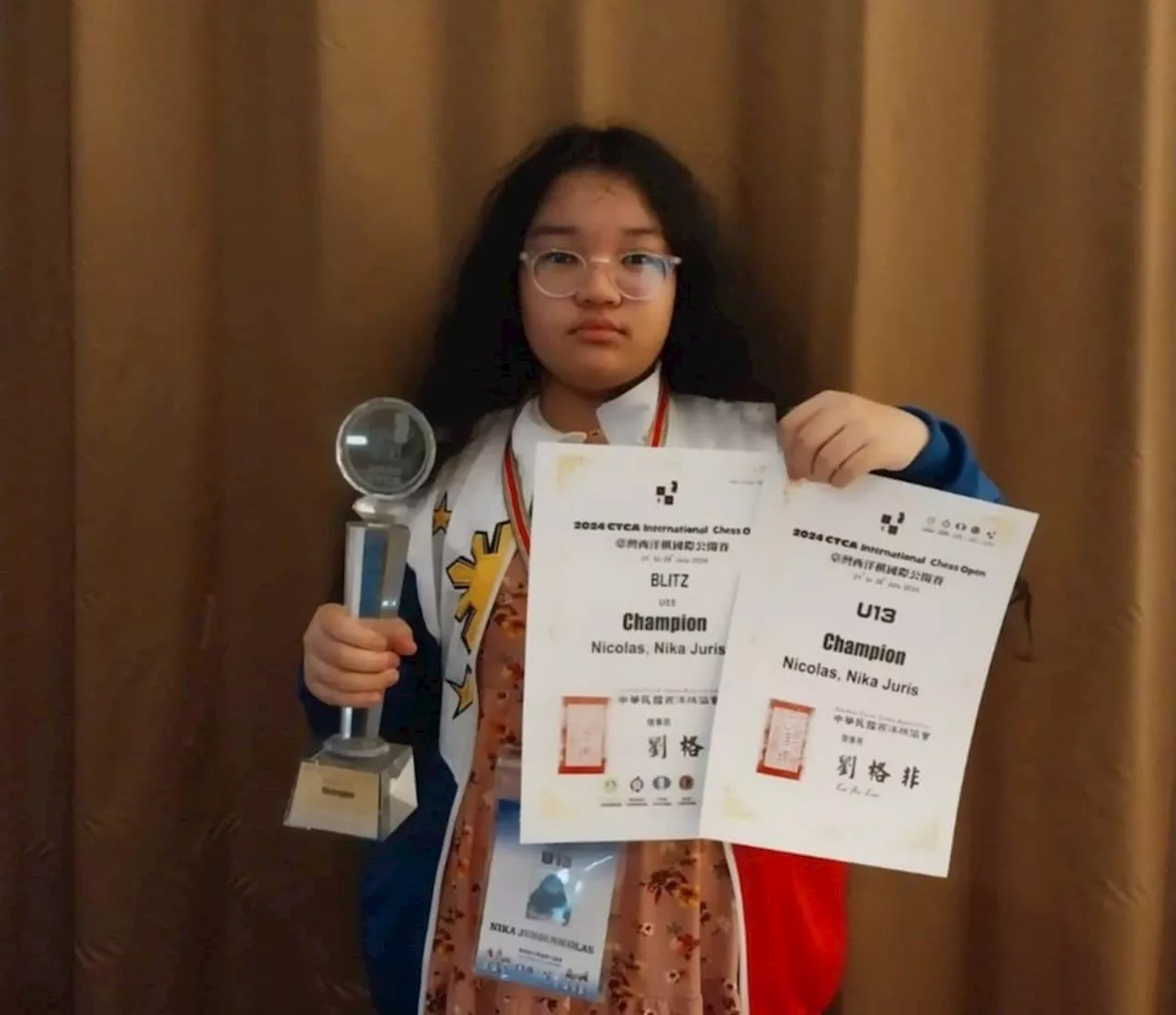 Young Filipino chess wizard dominates tournament in Taiwan