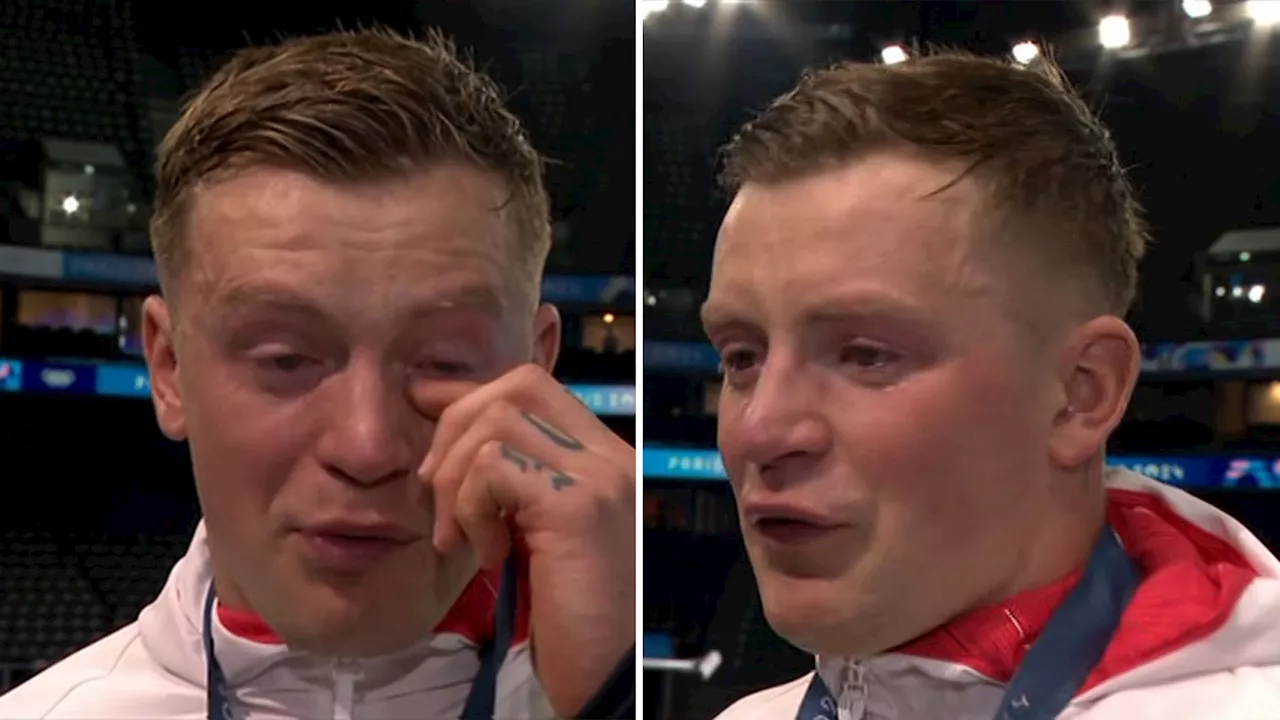 Adam Peaty breaks down in tears after glorious Paris 2024 Olympic silver medal and admits swimming ‘broke h...