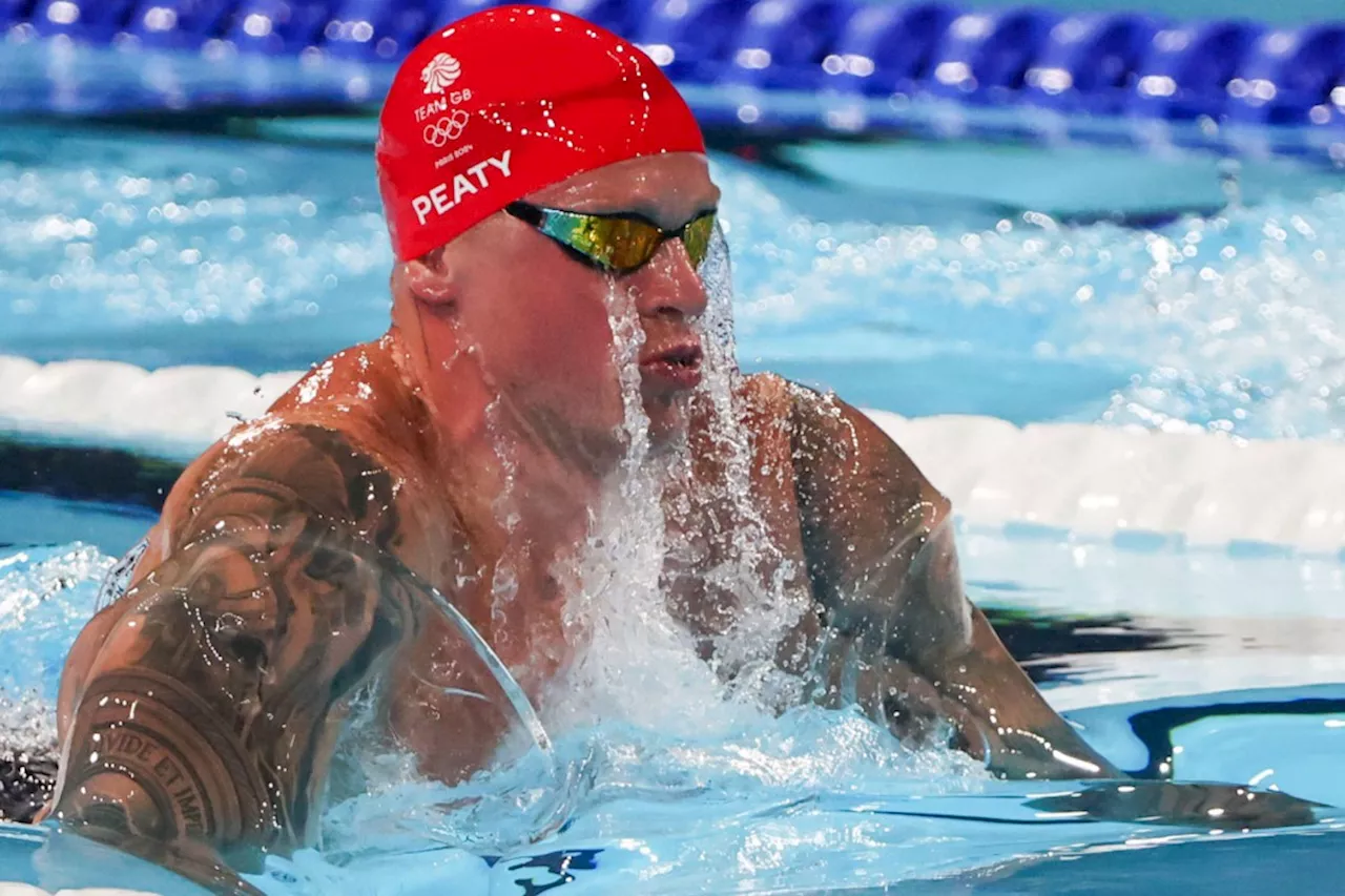 Adam Peaty wins Olympic silver in 100m breaststroke to complete amazing comeback in Paris after battle...