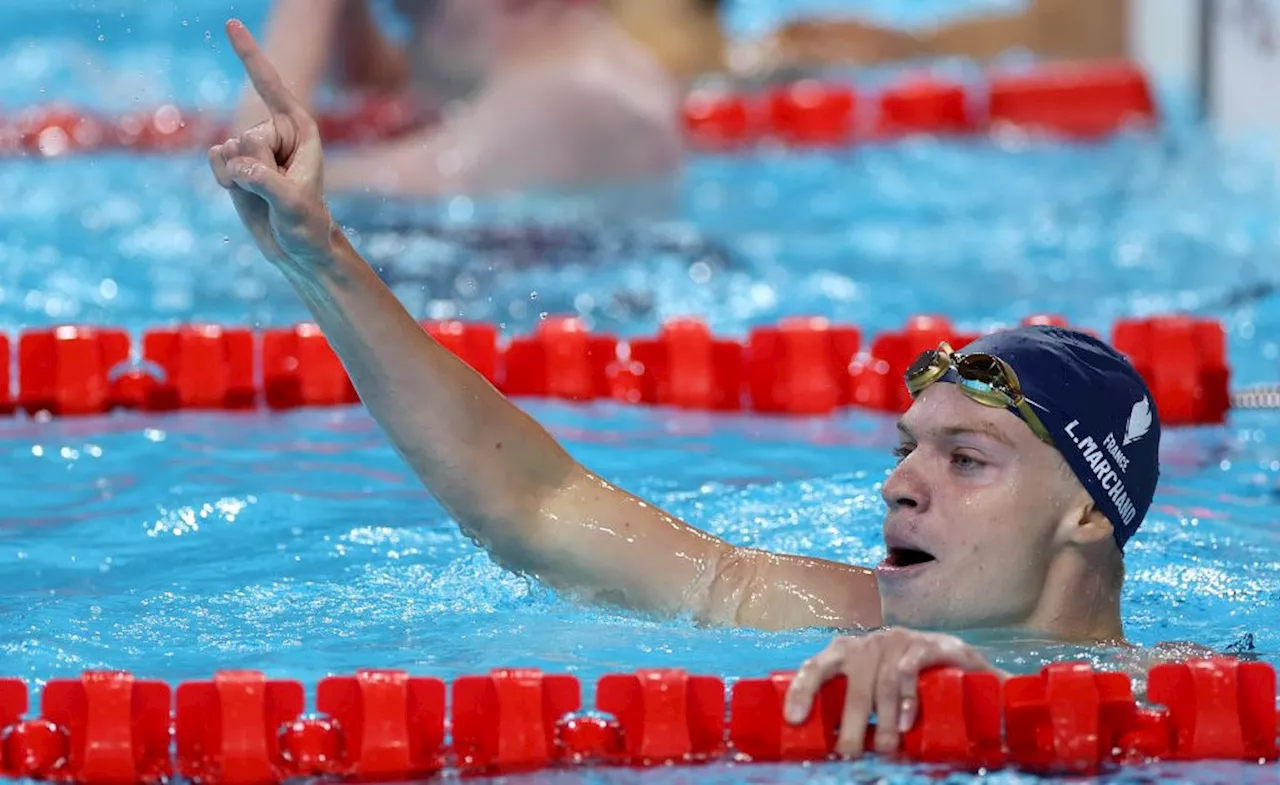 It’s Marchand Mania in Paris as France Wins Its First Swimming Gold