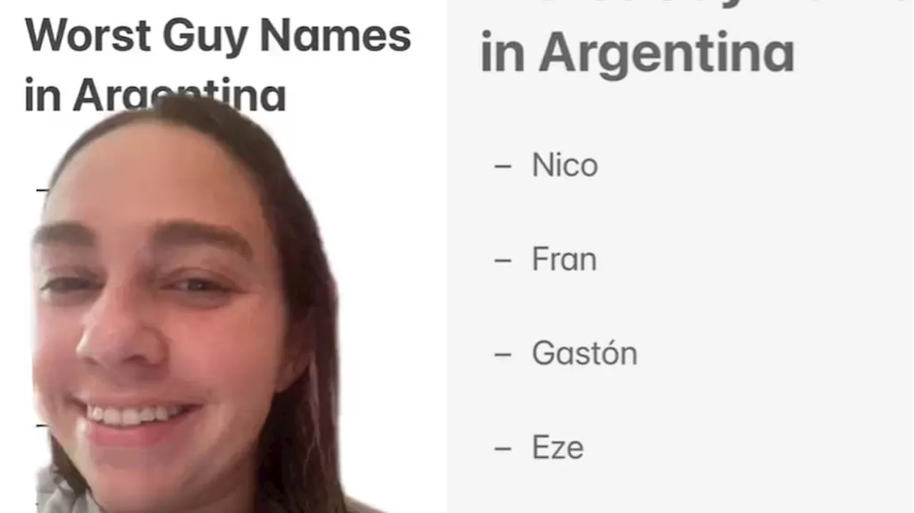 Cuáles son los peores nombres de hombre para tener citas, según una estadounidense