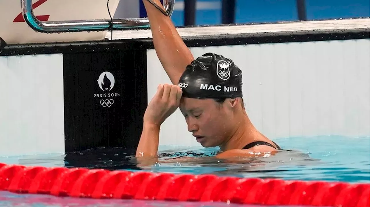 Canada's Mac Neil falls short of Olympic butterfly gold repeat