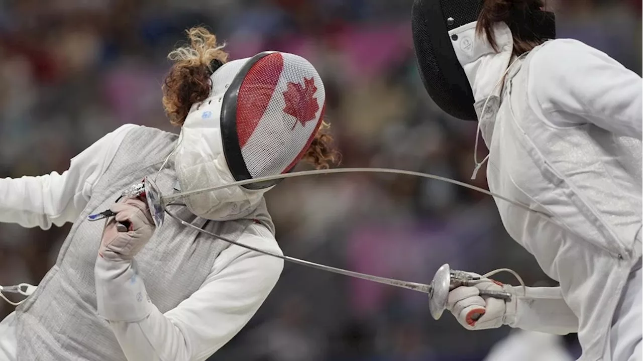 Harvey takes bronze for Canada’s first-ever Olympic fencing medal