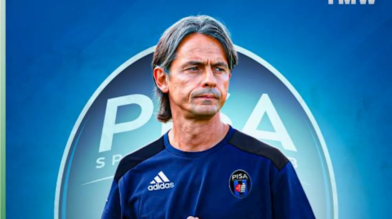 Pisa, Inzaghi: 'Messa benzina nelle gambe, vogliamo preparare bene l'esordio a Frosinone'