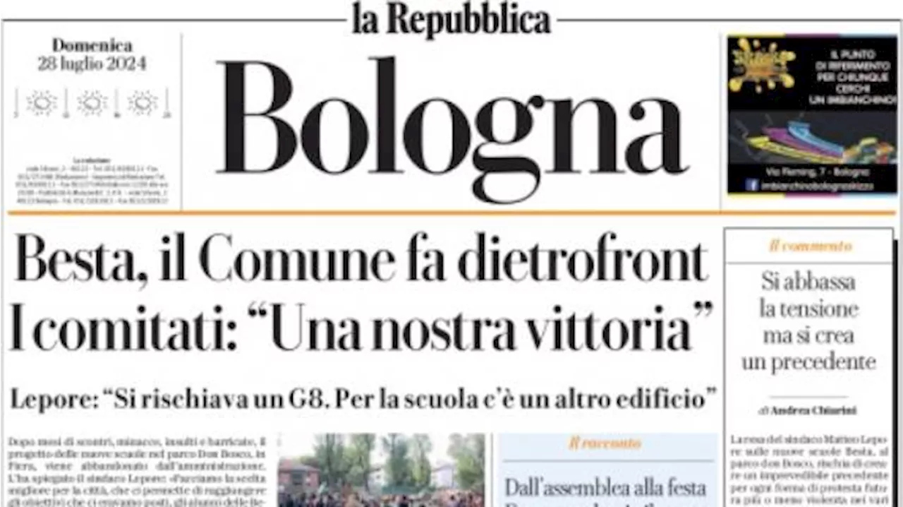 Repubblica (ed. Bologna): 'Dallinga segna, Castro anche: il Bologna convince'