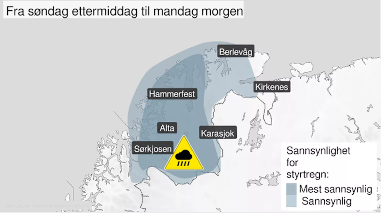 Fare for styrtregn: Kan bli opp mot 35 mm på én time!