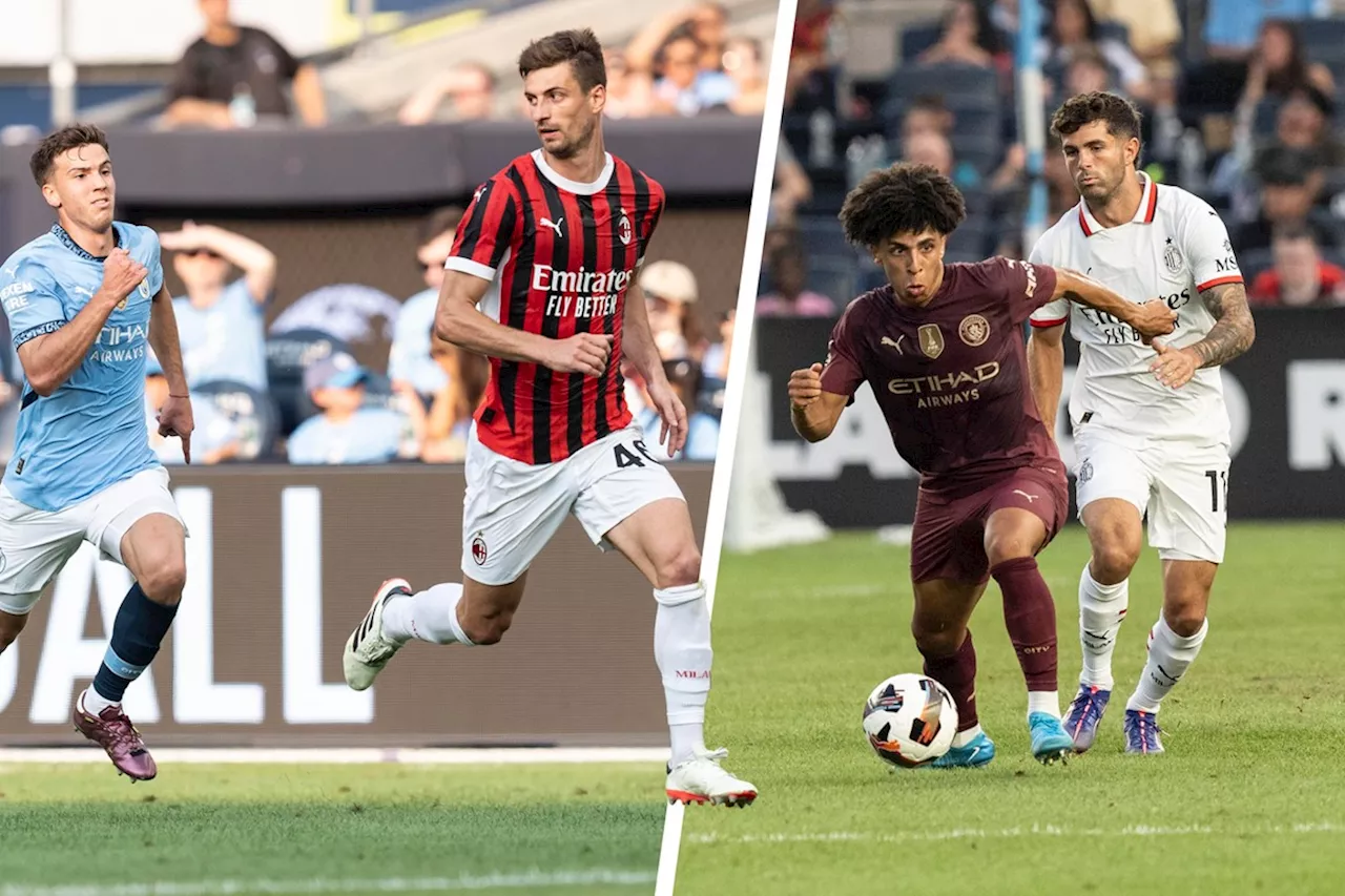 Waarom Man City en AC Milan in de rust plotseling van tenue waren gewisseld