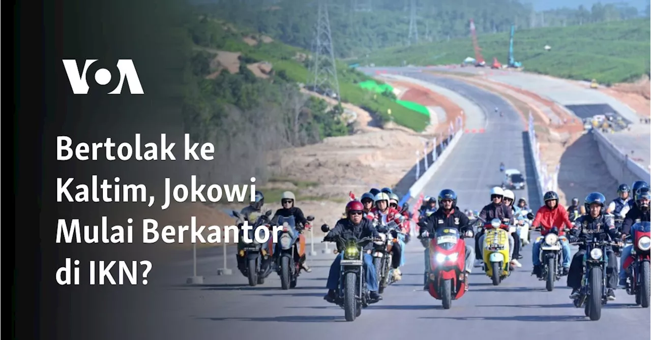 Bertolak ke Kaltim, Jokowi Mulai Berkantor di IKN?