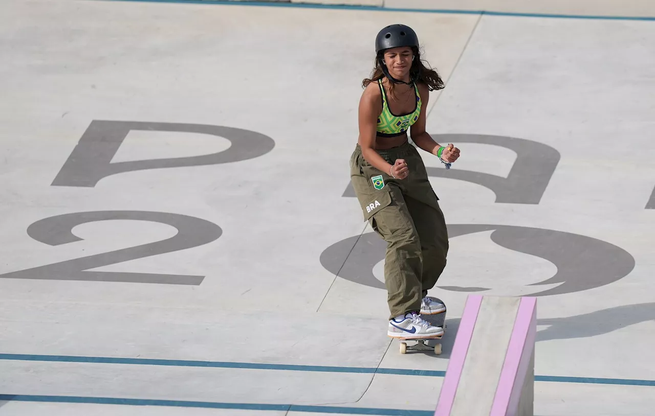 The tiniest skateboarder from Tokyo’s Olympics grows tall in Paris