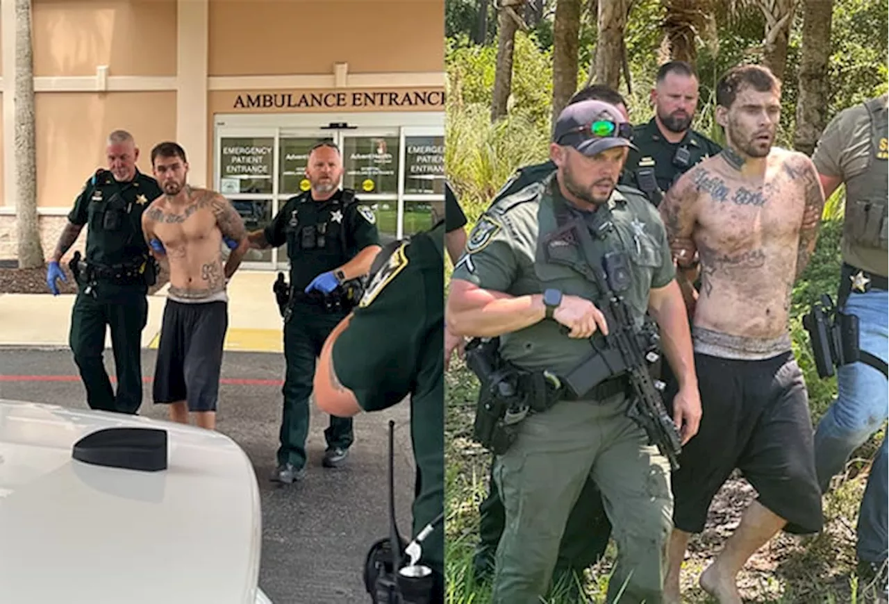 Flagler County deputies arrest inmate who escaped from hospital in Palm Coast after a 7 hour search