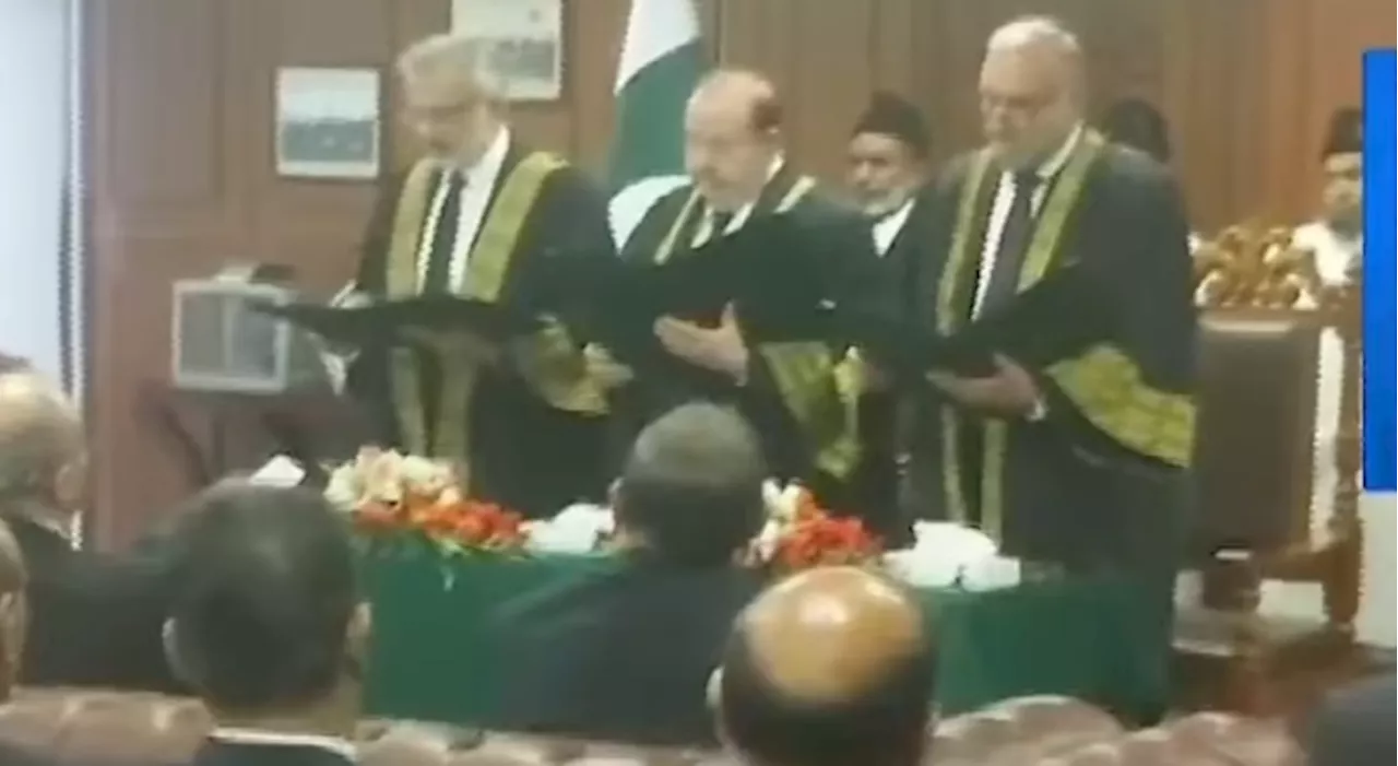 Justices Masood, Miankhel sworn in as Supreme Court ad hoc judges