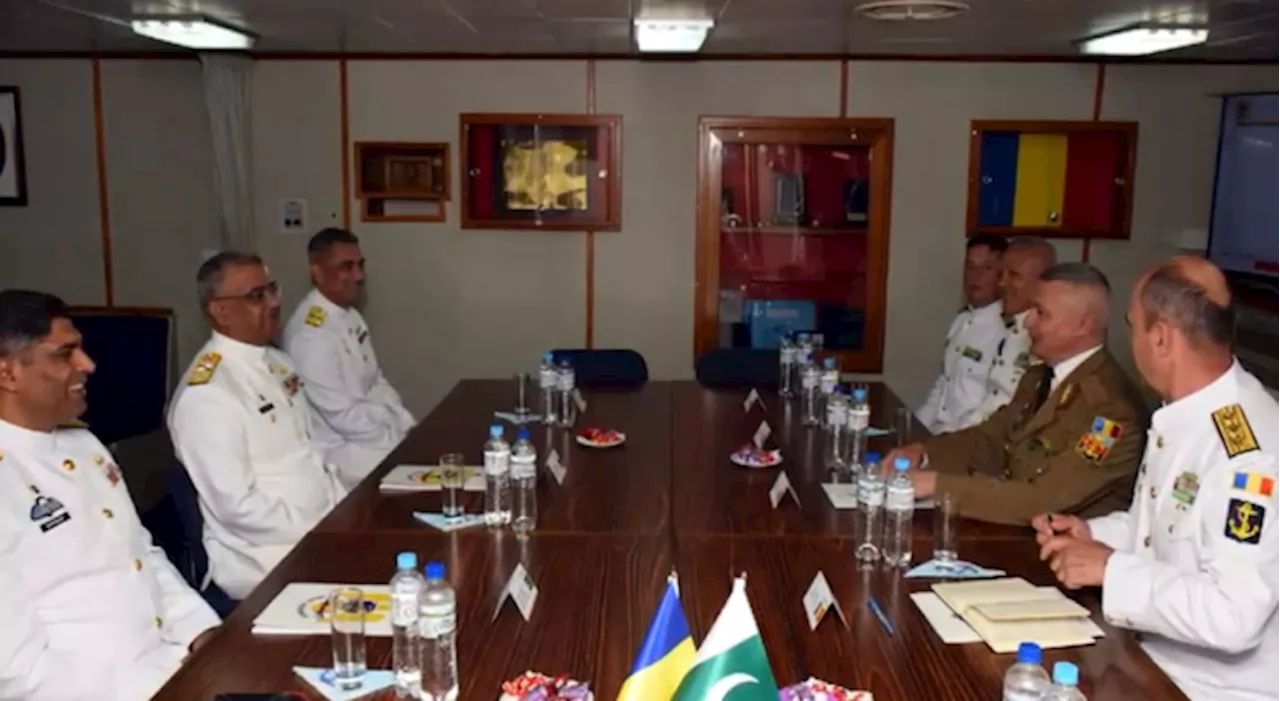 Naval Chief takes up maritime security during Romania visit