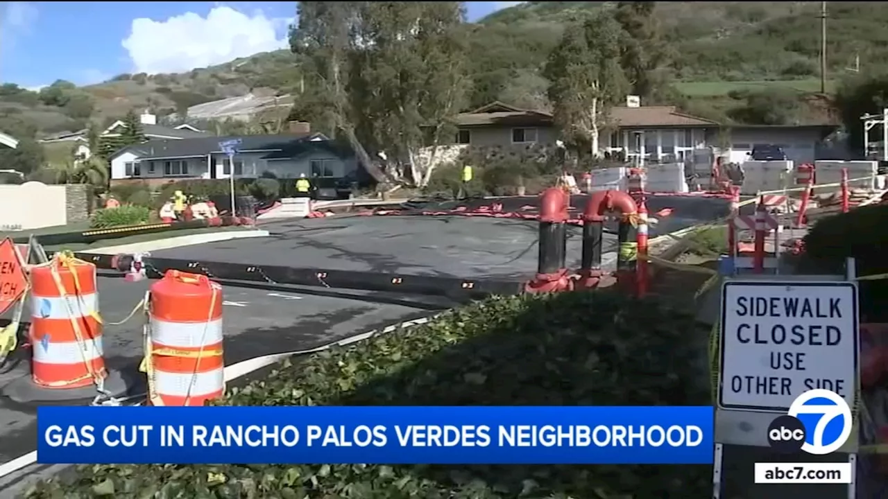 SoCalGas cuts service indefinitely for 135 Rancho Palos Verdes homes amid land movement