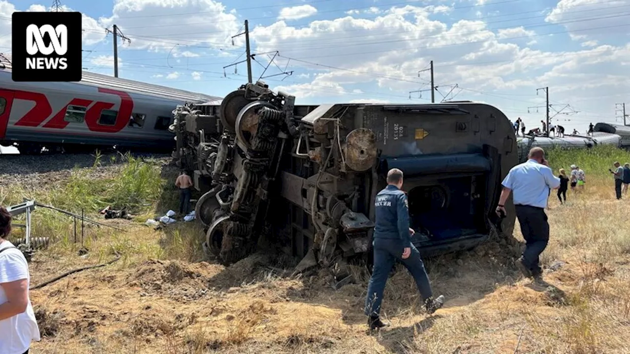 Two dead and dozens injured after train collides with truck near Volgograd in Russia