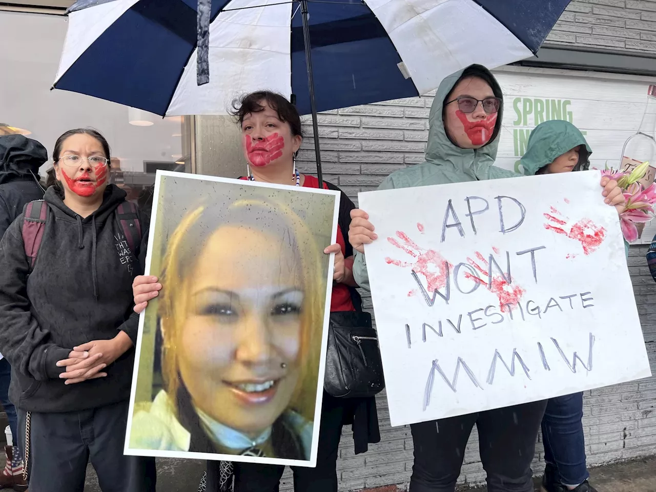 In Anchorage protest, woman’s family says she is convicted killer Brian Smith’s third victim