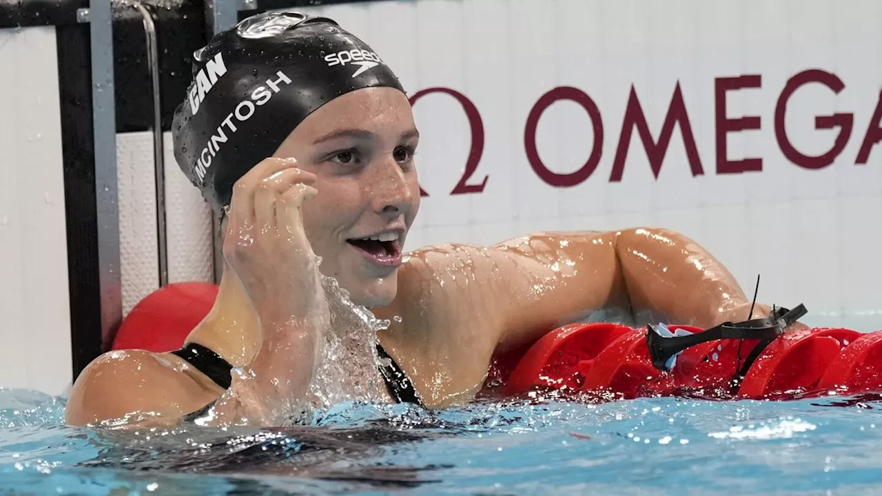 17-year-old Canadian Summer McIntosh wins gold in 400-meter IM, her second medal of the Games