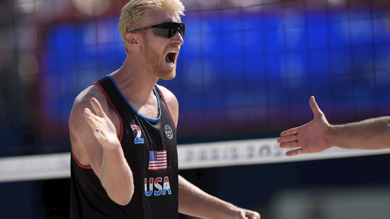 Ex-NBA player Chase Budinger wins 2024 Olympic beach volleyball debut in Paris