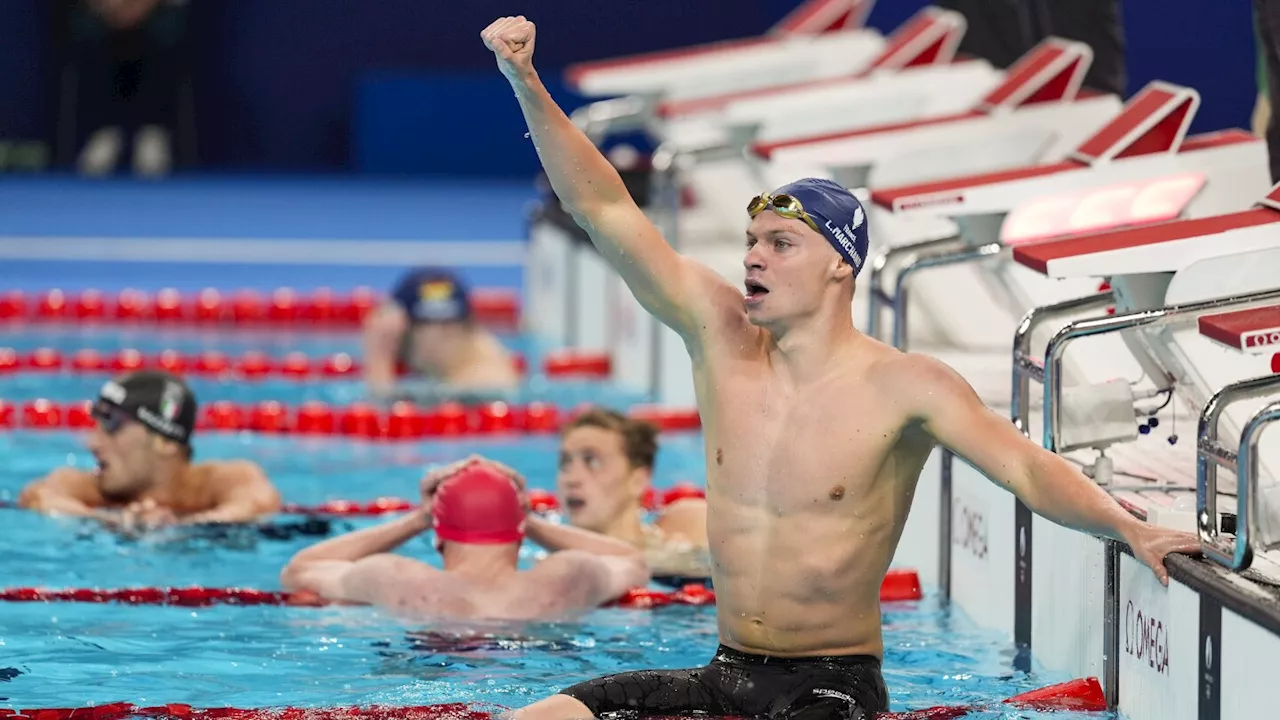 Longtime Phelps coach Bob Bowman was in tears watching new star pupil Leon Marchand win gold