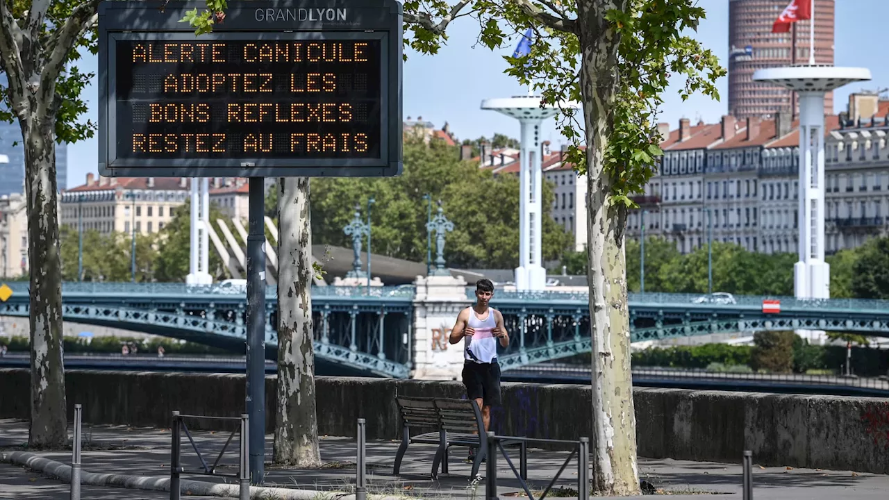 Jusqu'à 40°C: la canicule s'installe au moins jusqu'à mercredi à Lyon