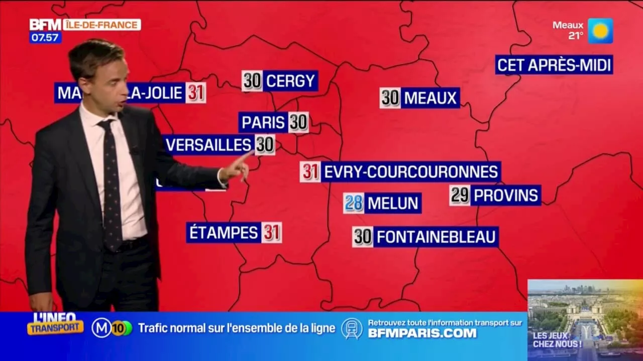 Météo Paris Île-de-France: un temps radieux pour commencer la semaine, 30°C à Paris