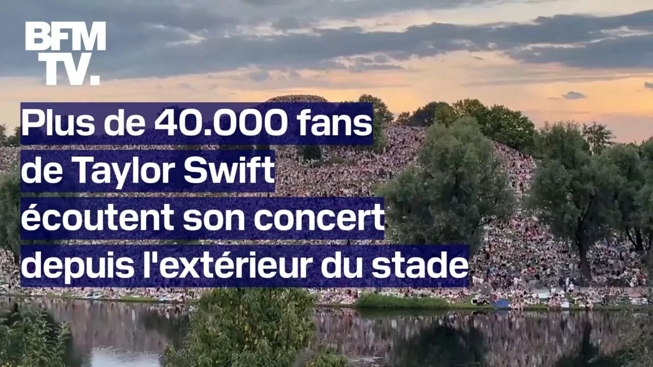 Munich: 40.000 fans de Taylor Swift écoutent son concert depuis l'extérieur du stade