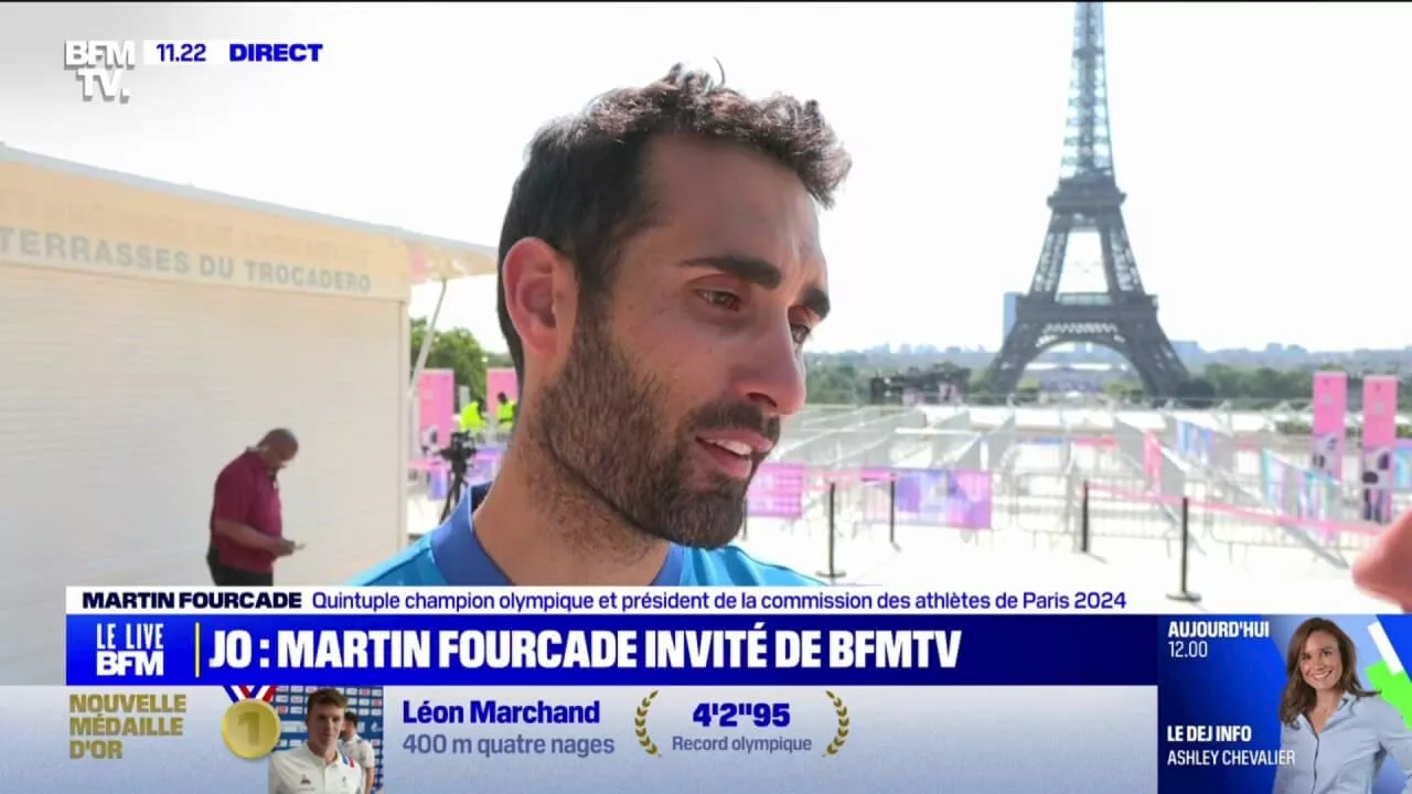 'Une belle magnifique chance de venir célébrer les médaillés': Martin Fourcade évoque le parc des Champions qui ouvre au Trocadéro