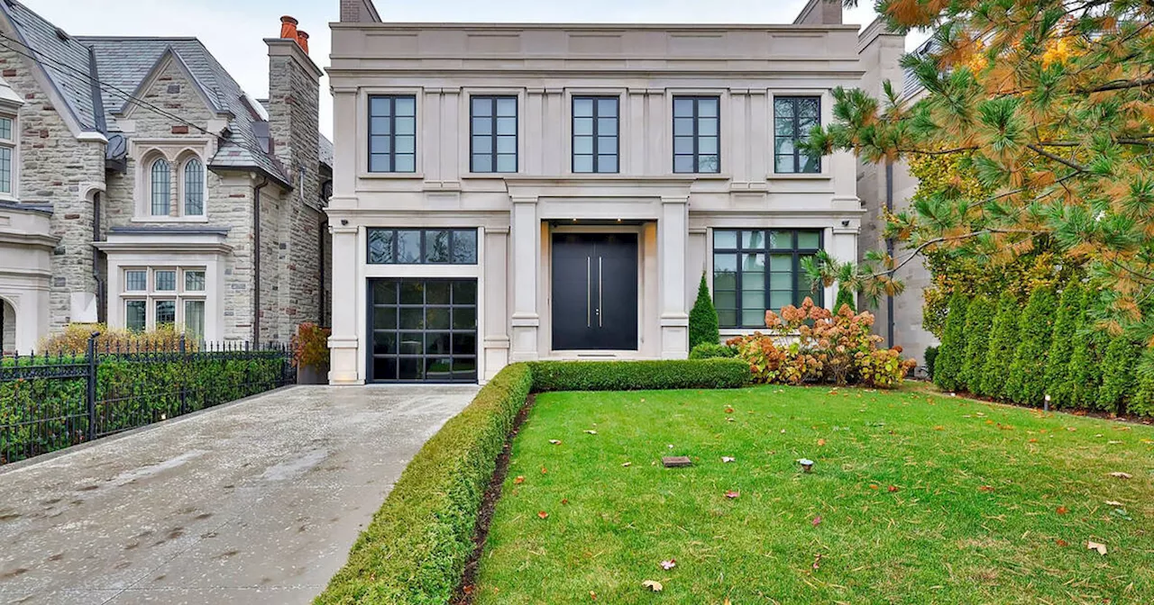 This very grey mansion is what $17 million will get you in Toronto