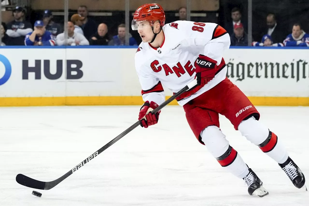 Carolina Hurricanes reach a 2-year deal with talented offensive forward Martin Necas