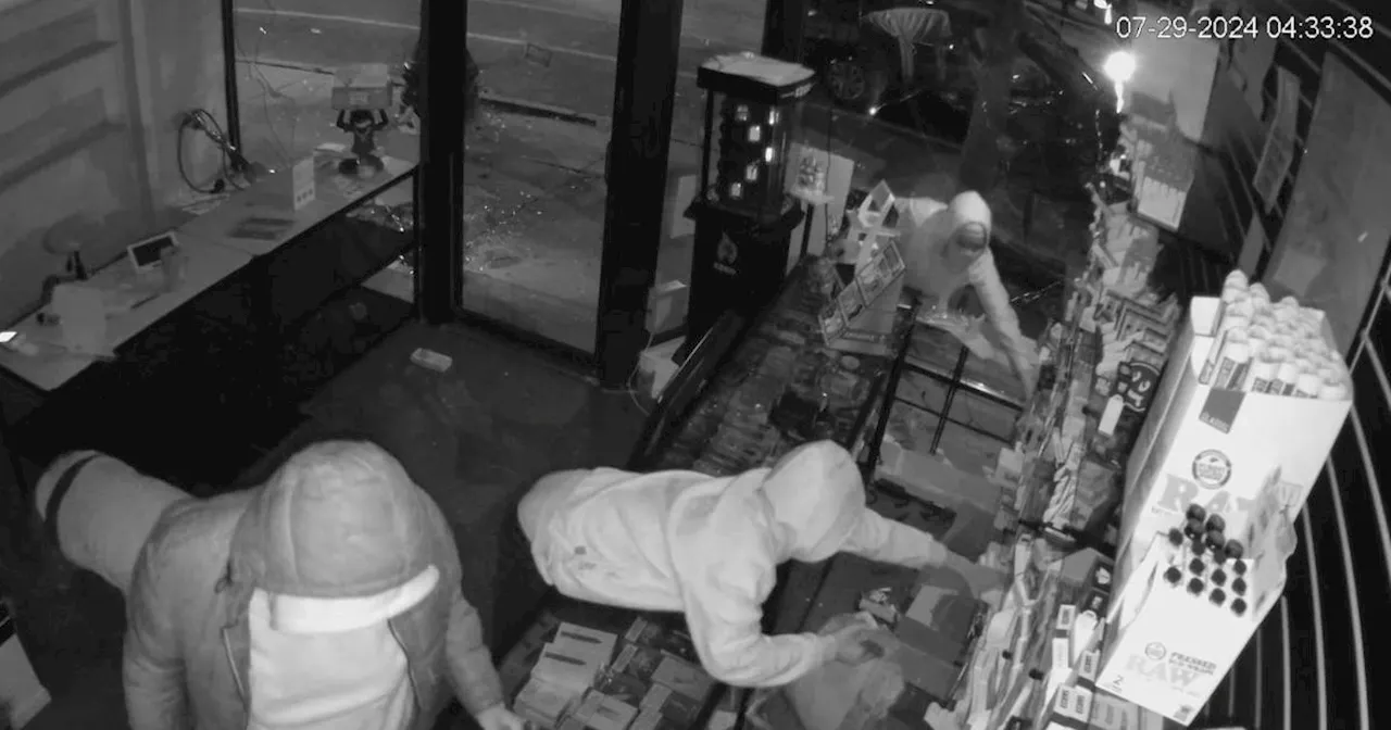 Thieves use pick axe, sledgehammer to break into vape shops on Chicago's North Side