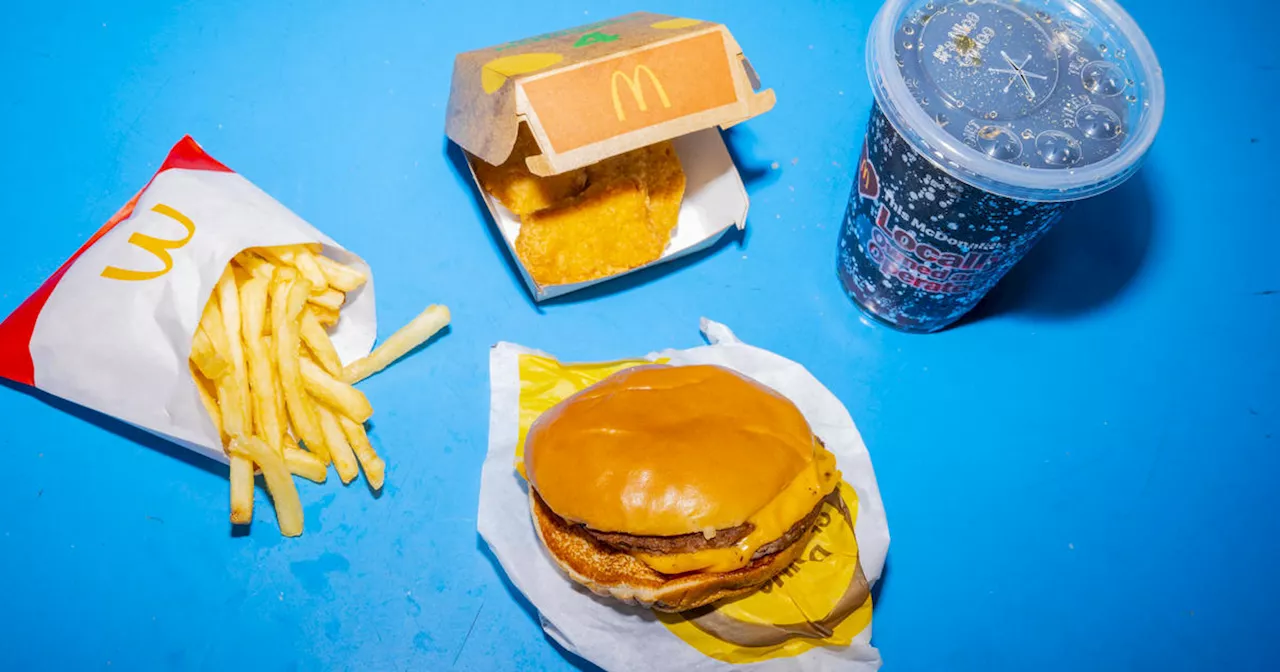 McDonald's sales are slumping because people can't afford fast-food